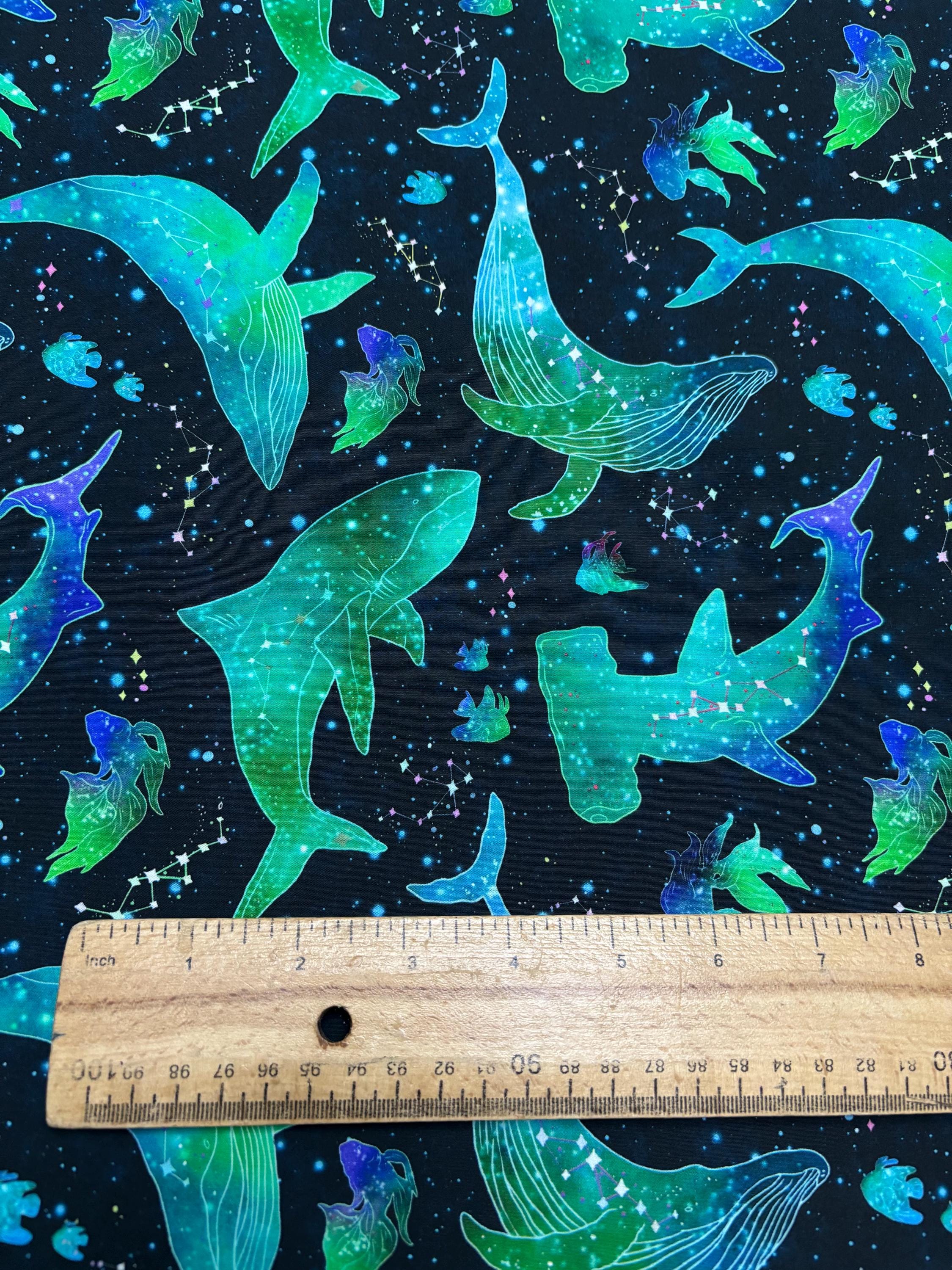 Galaxy Ocean Cotton Fabric