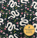 Gothic Snake Cotton Fabric