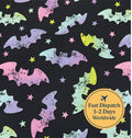 Halloween Bats Cotton Fabric
