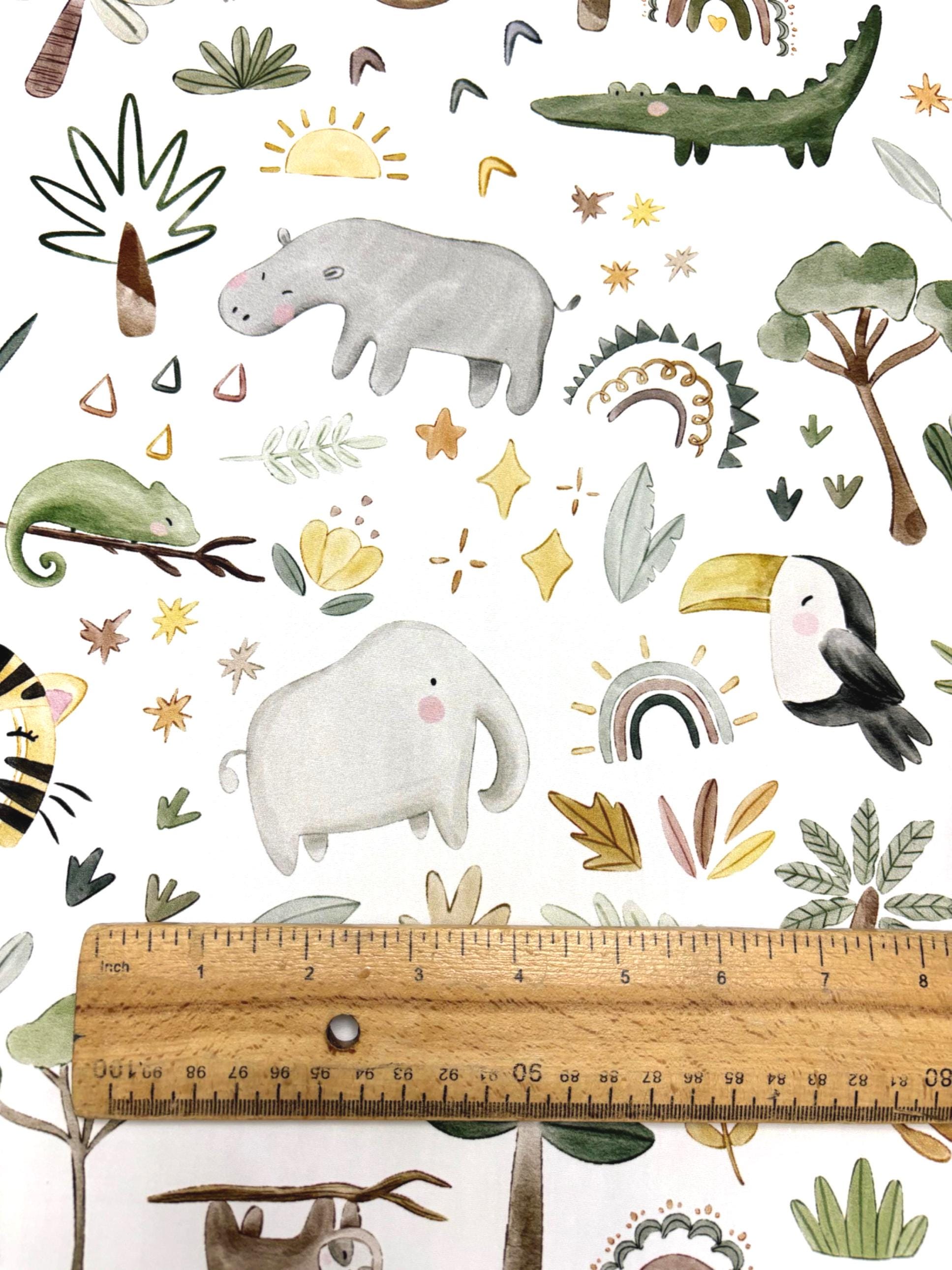 Baby Jungle Cotton Fabric