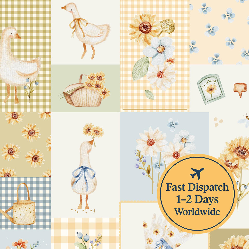Silly Goose Cheaters Quilt Cotton Fabric