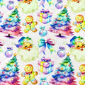 Rainbow Christmas Cotton Fabric
