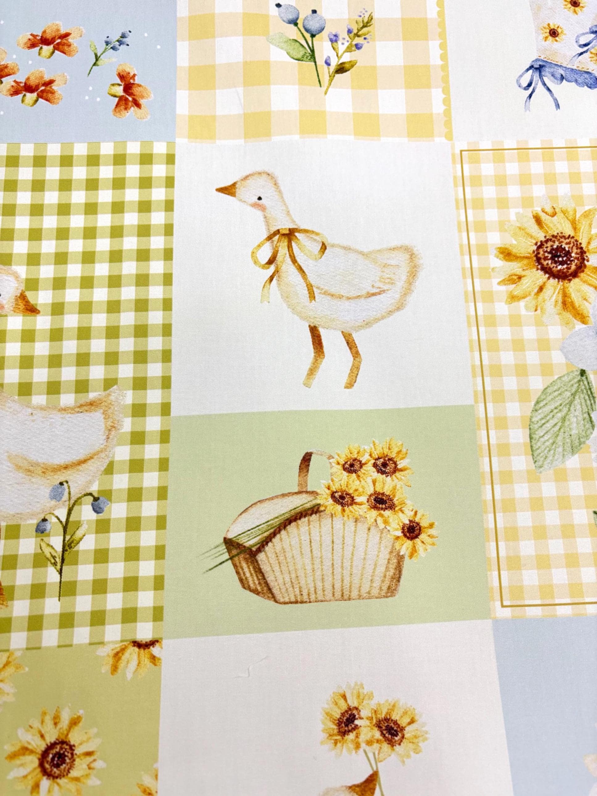 Silly Goose Cheaters Quilt Cotton Fabric