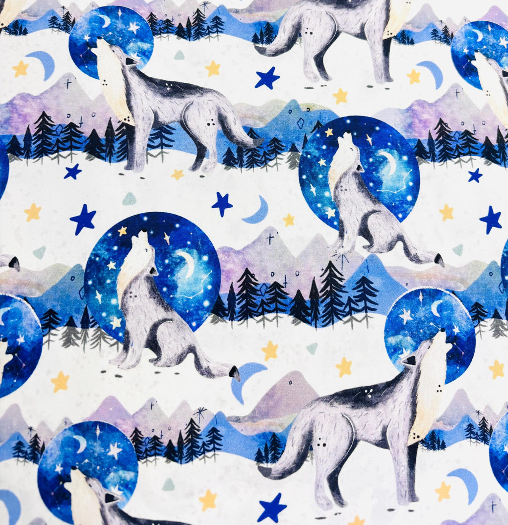 Wolf Cotton Fabric