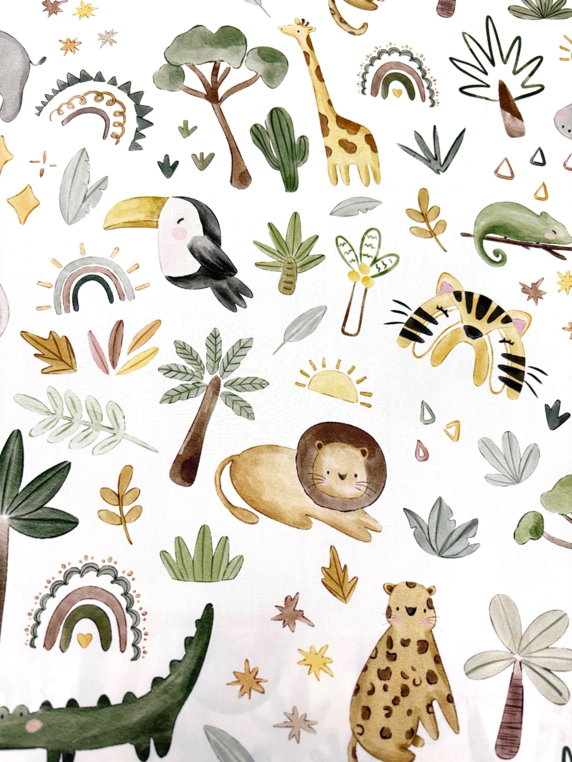 Baby Jungle Cotton Fabric
