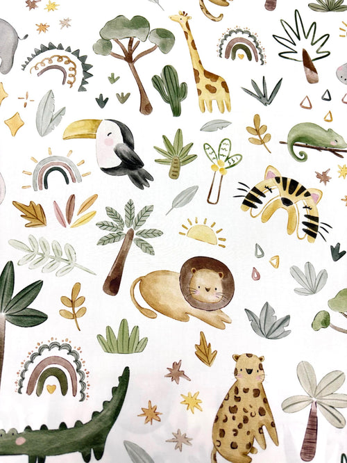 Baby Jungle Cotton Fabric