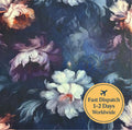 Floral Rococo Cotton Fabric