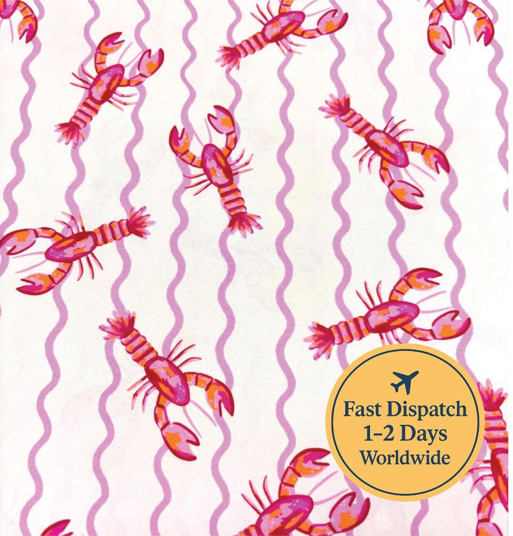 Lobsters Cotton Fabric