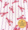 Lobsters Cotton Fabric