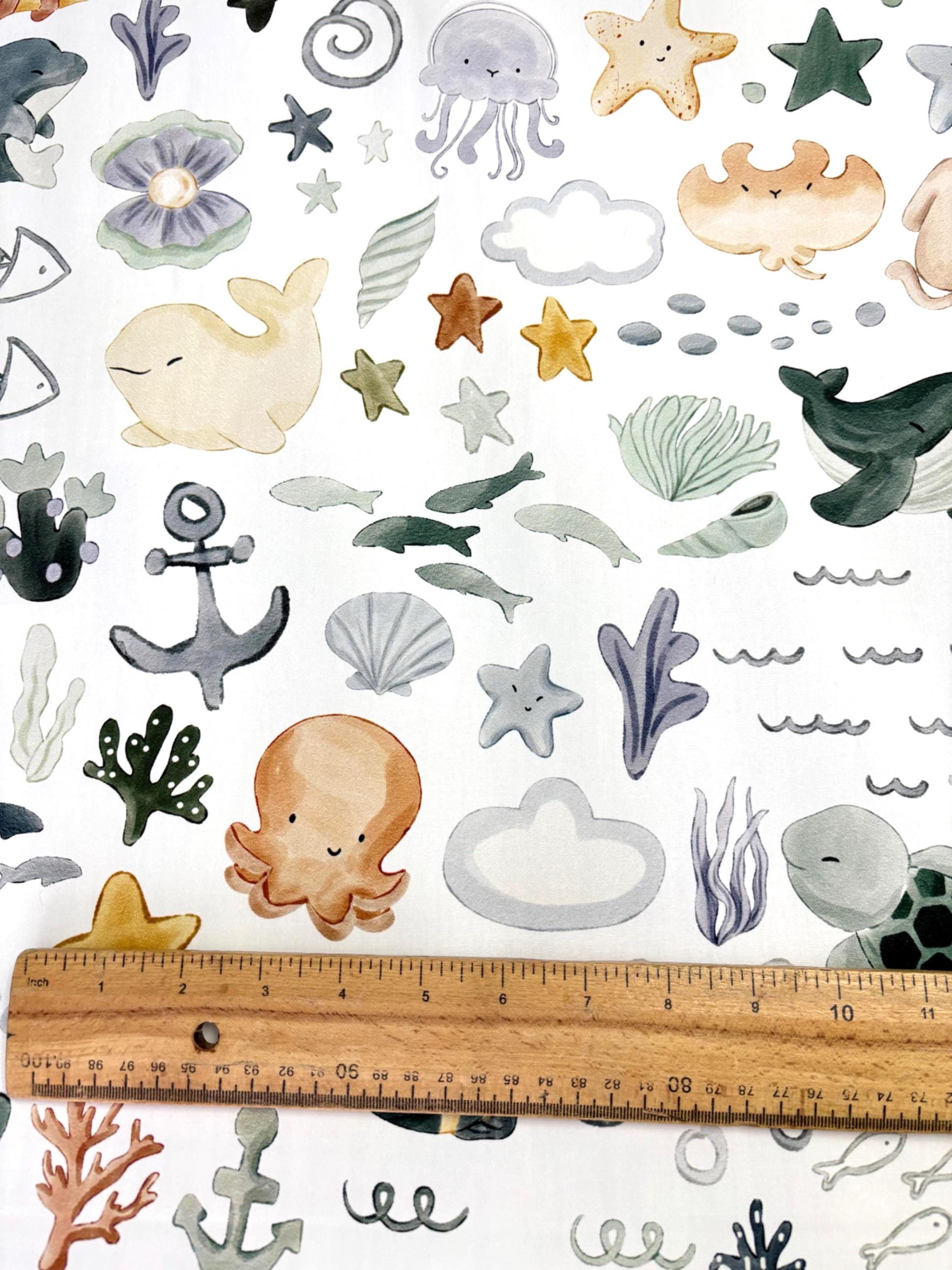 Baby Nautical Cotton Fabric