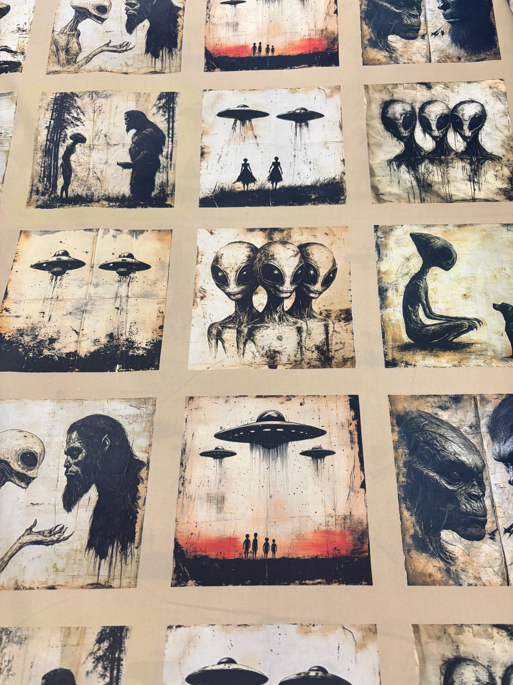 Alien Cotton Fabric