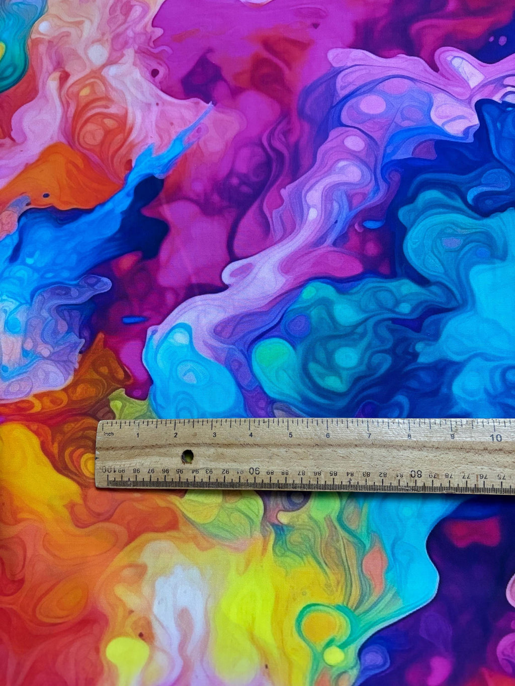 Colourful Abstract Cotton Fabric