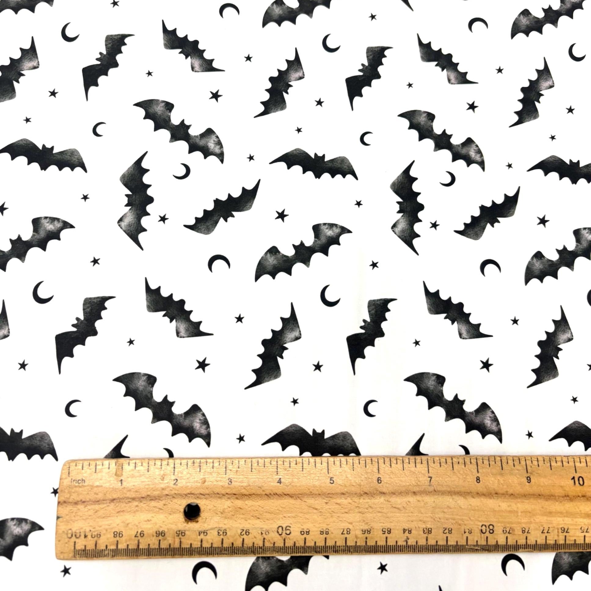 Gothic Bat Cotton Fabric