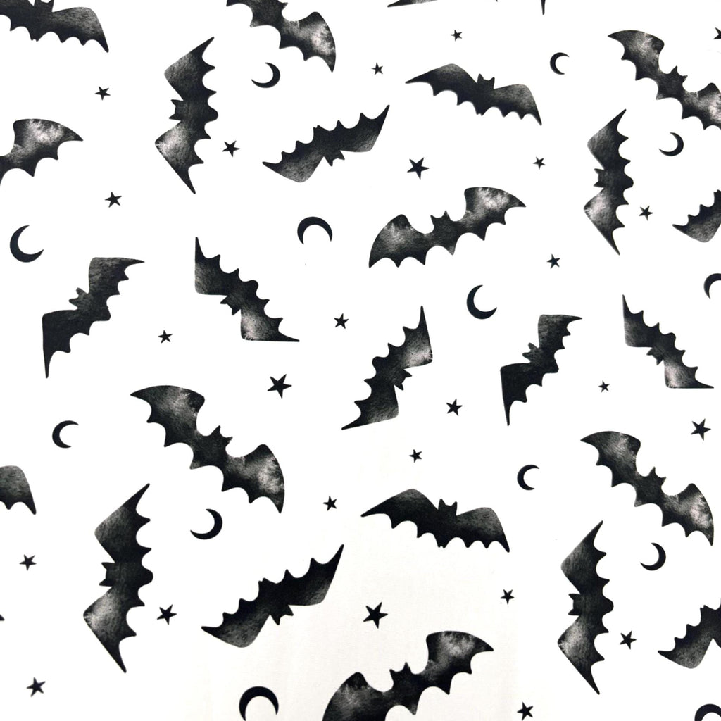 Gothic Bat Cotton Fabric