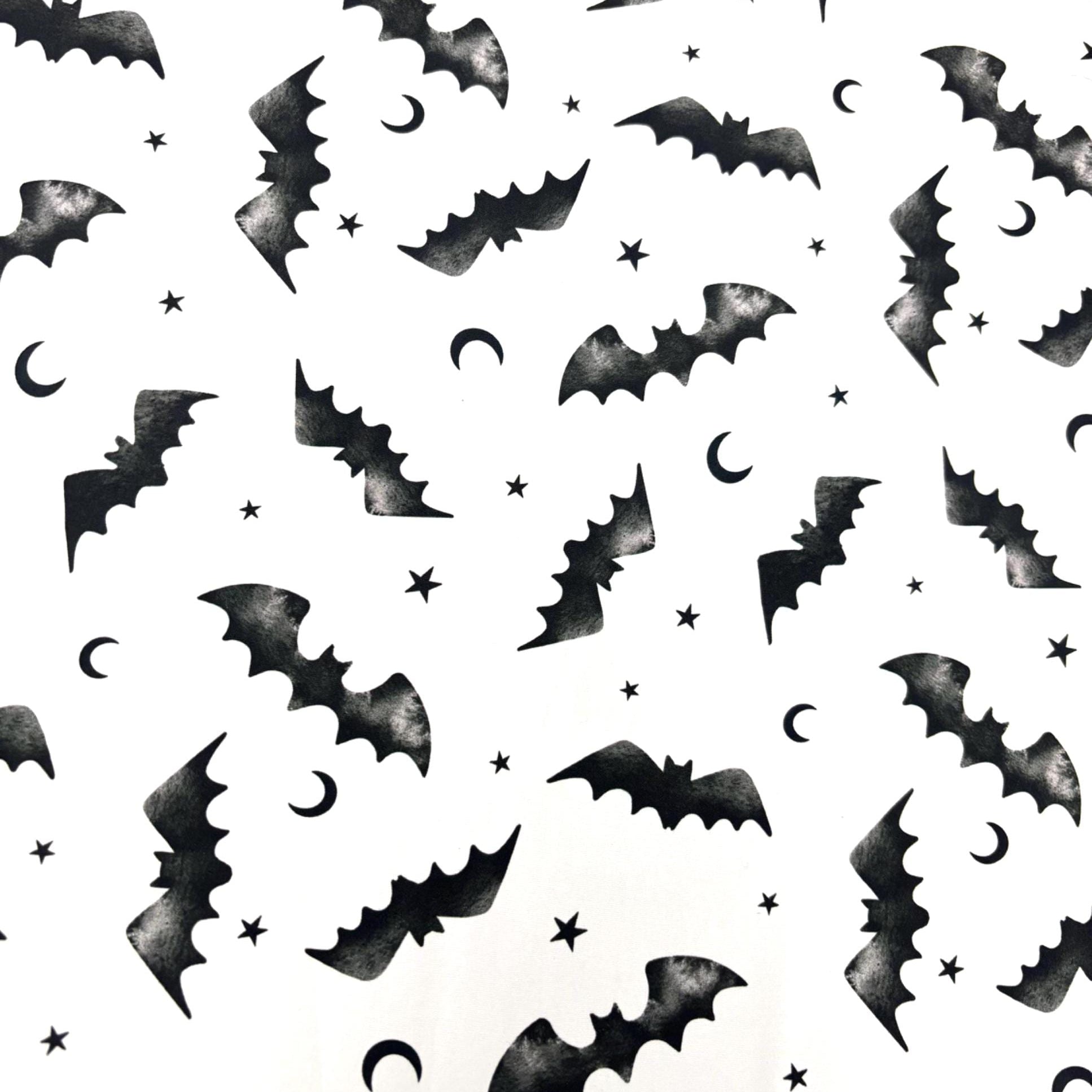 Gothic Bat Cotton Fabric
