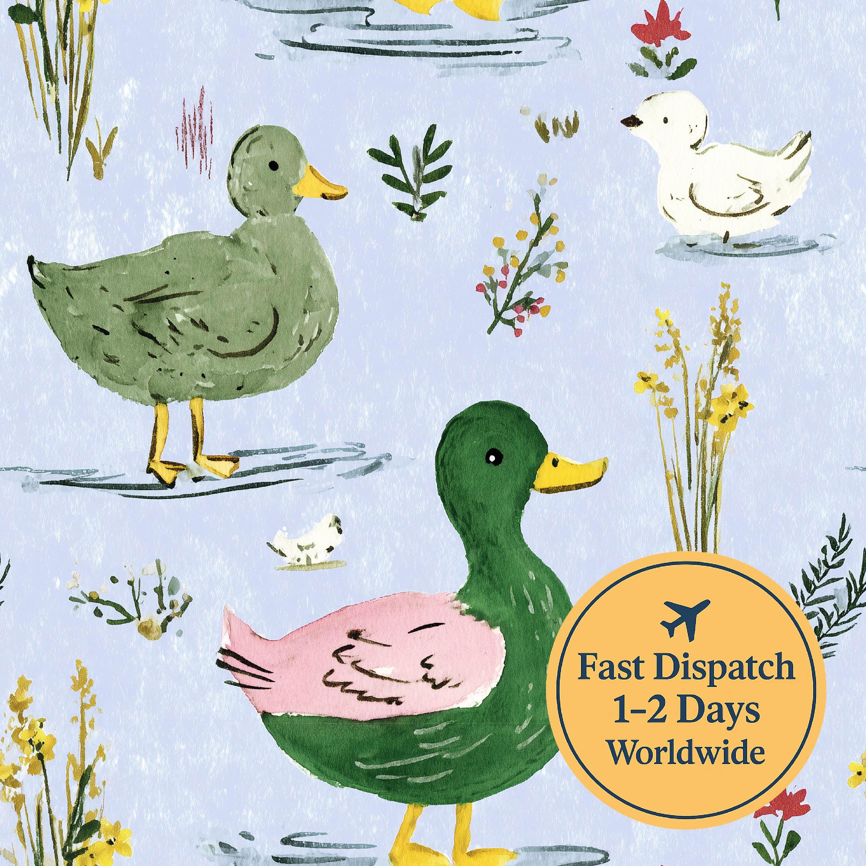 Little Ducks Cotton Fabric