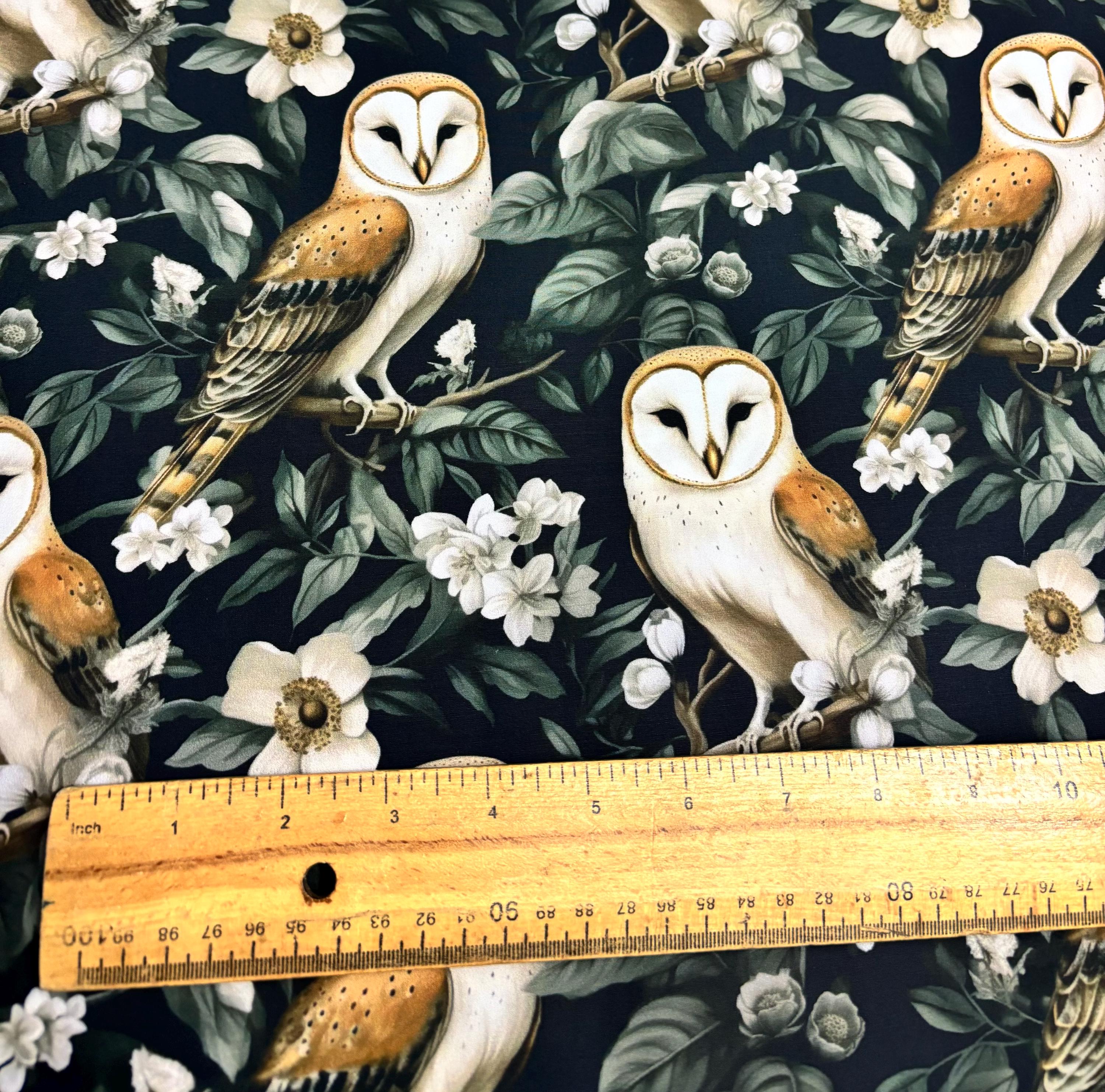 Owl Cotton Fabric