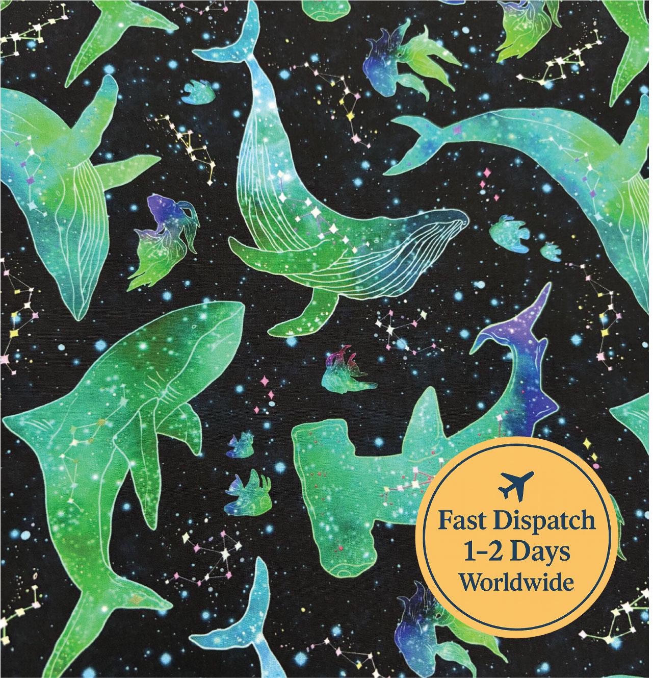 Galaxy Ocean Cotton Fabric