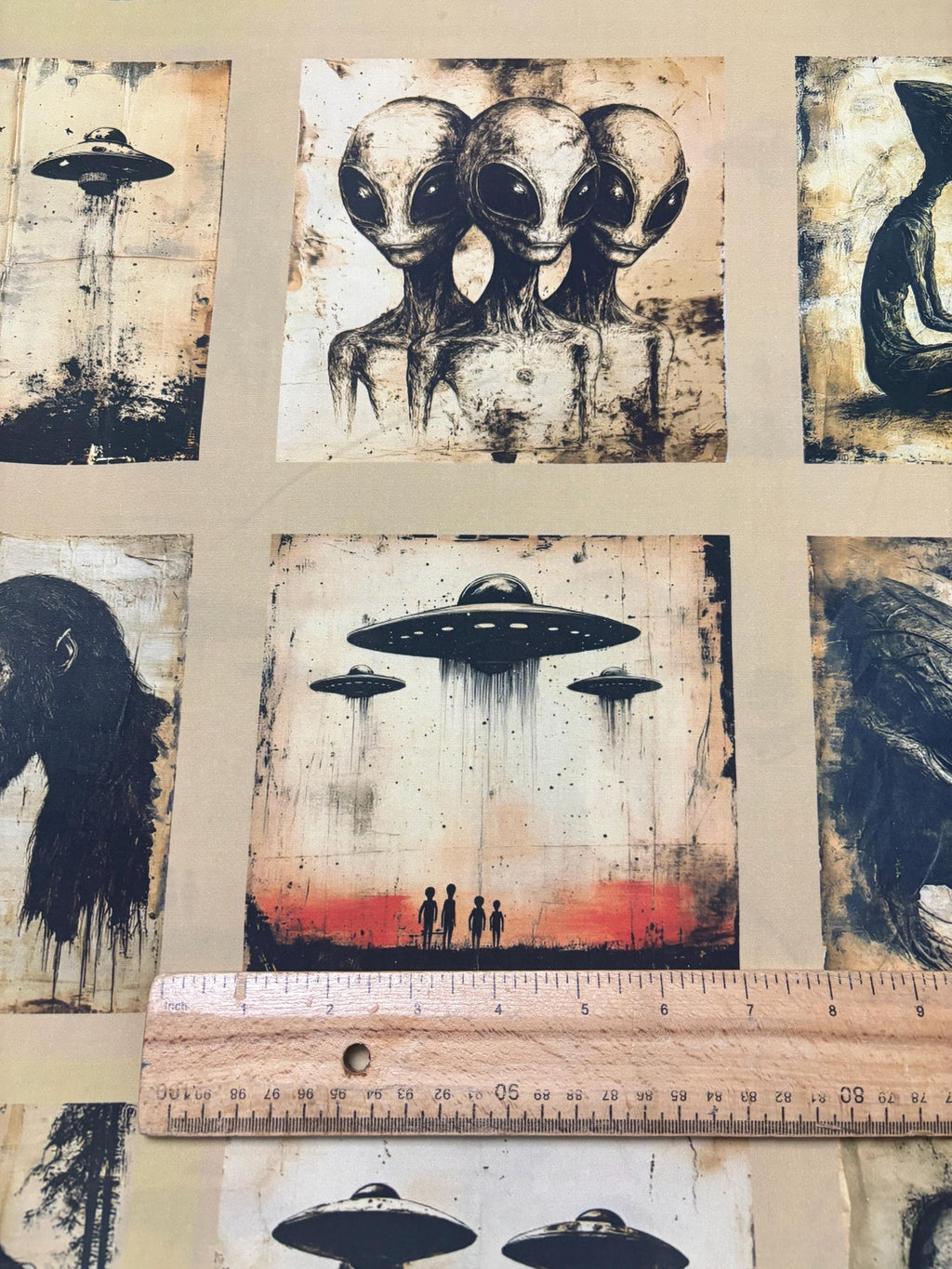 Alien Cotton Fabric
