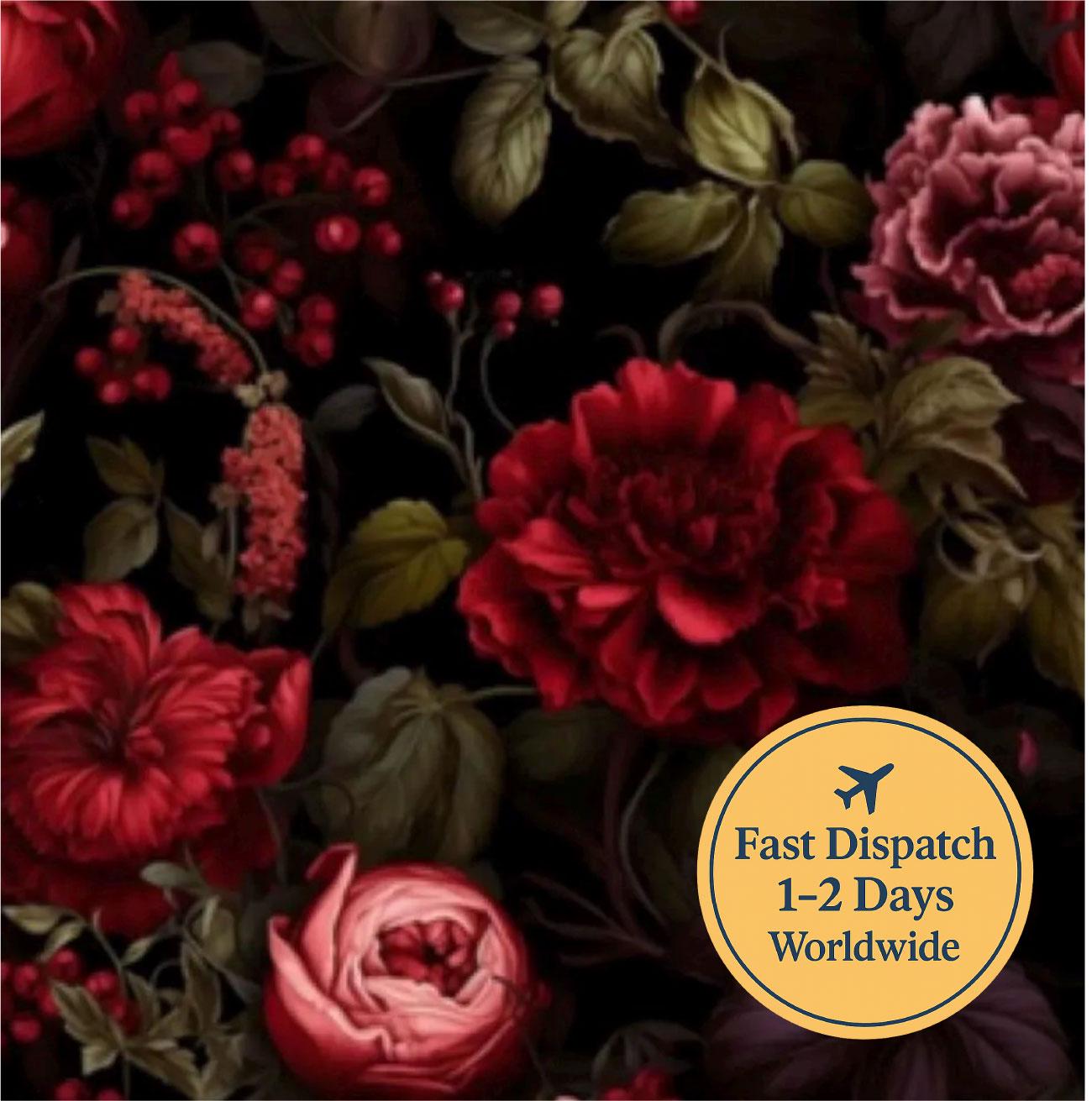 Large Scale Floral Cotton Fabric