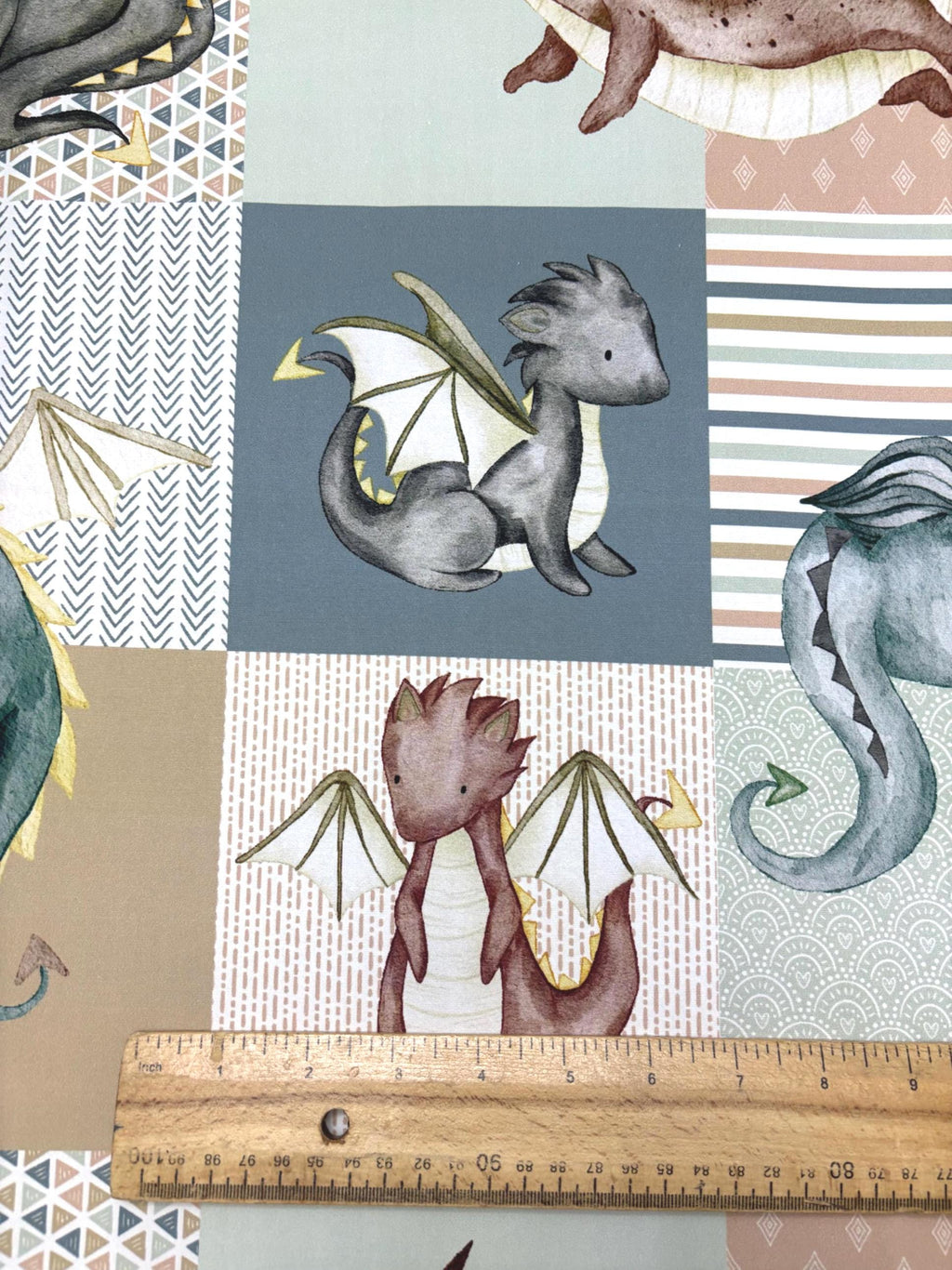Dragon Cheaters Quilt Cotton Fabric