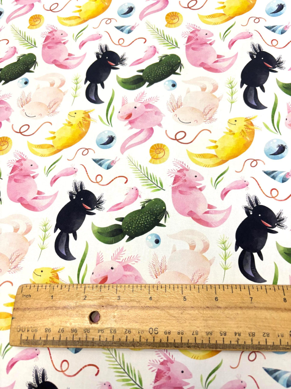 Axolotl Cotton Fabric