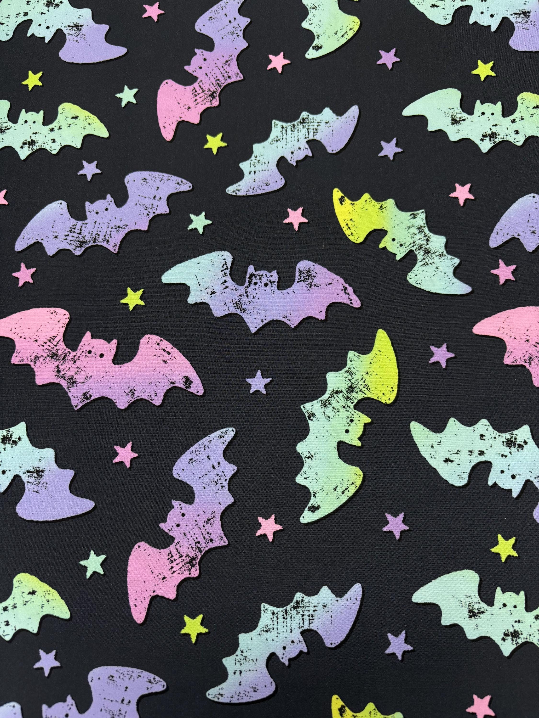 Halloween Bats Cotton Fabric