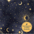 Galaxy Moon Cotton Fabric