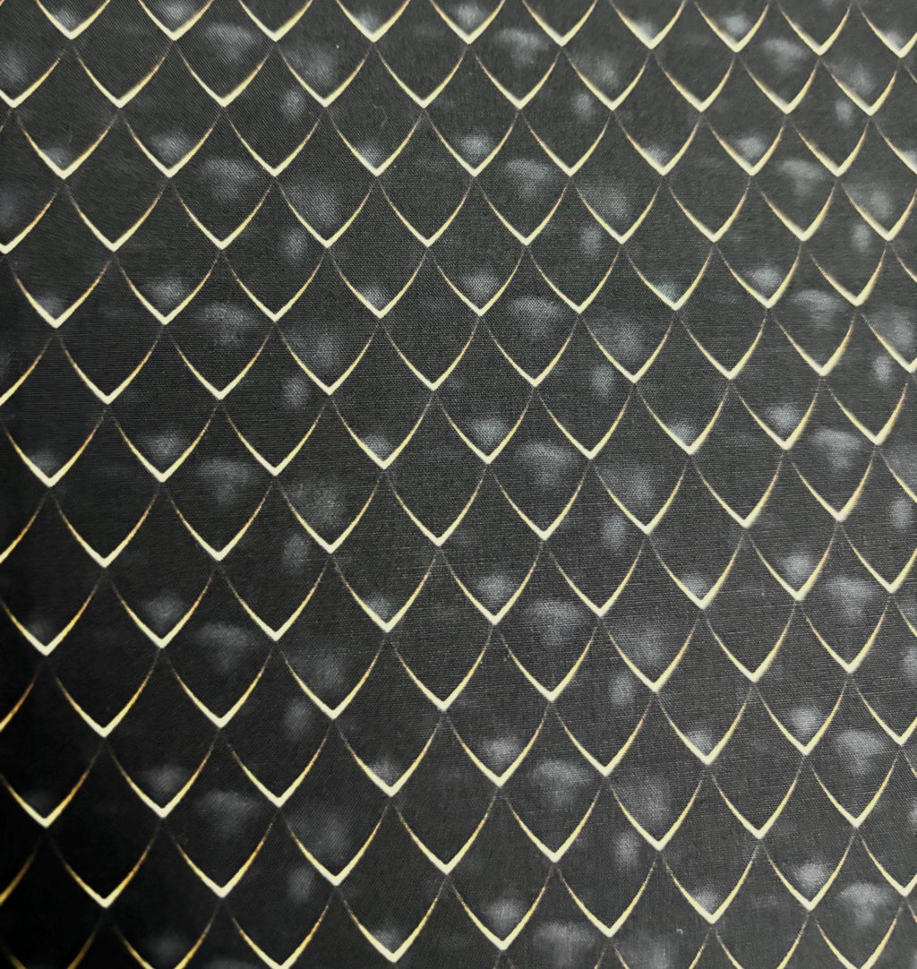 Dragon Scales Cotton Fabric