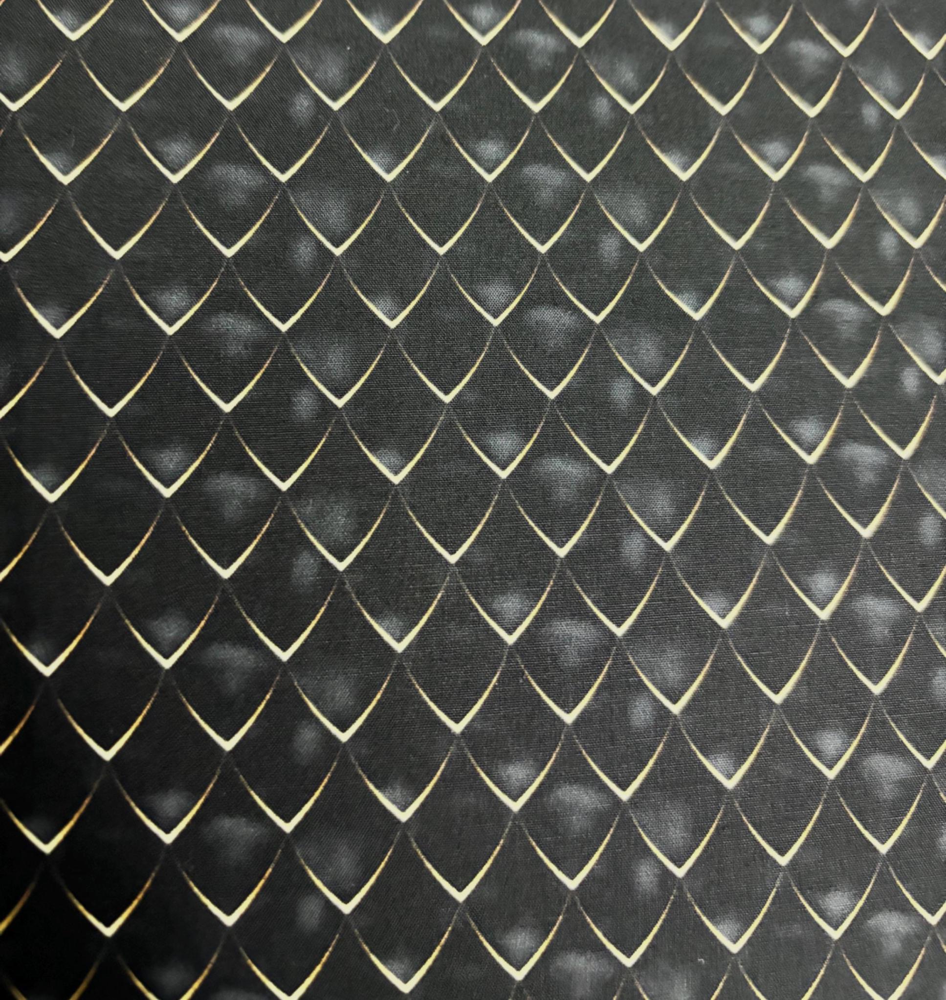 Dragon Scales Cotton Fabric