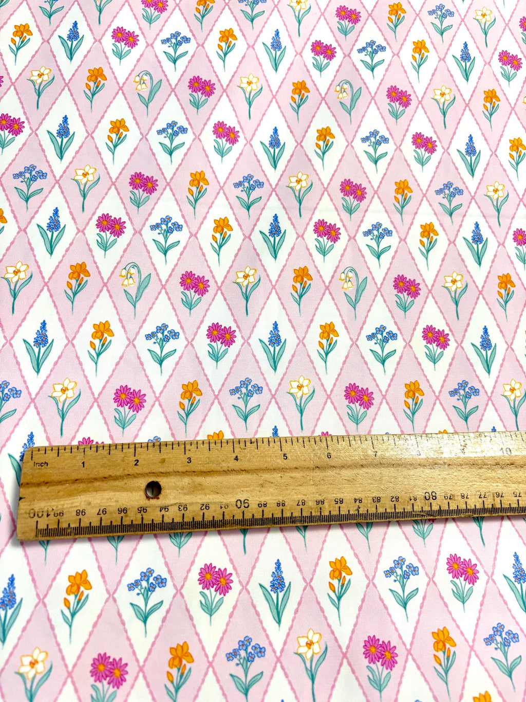 Diamond Wildflower Cotton Fabric