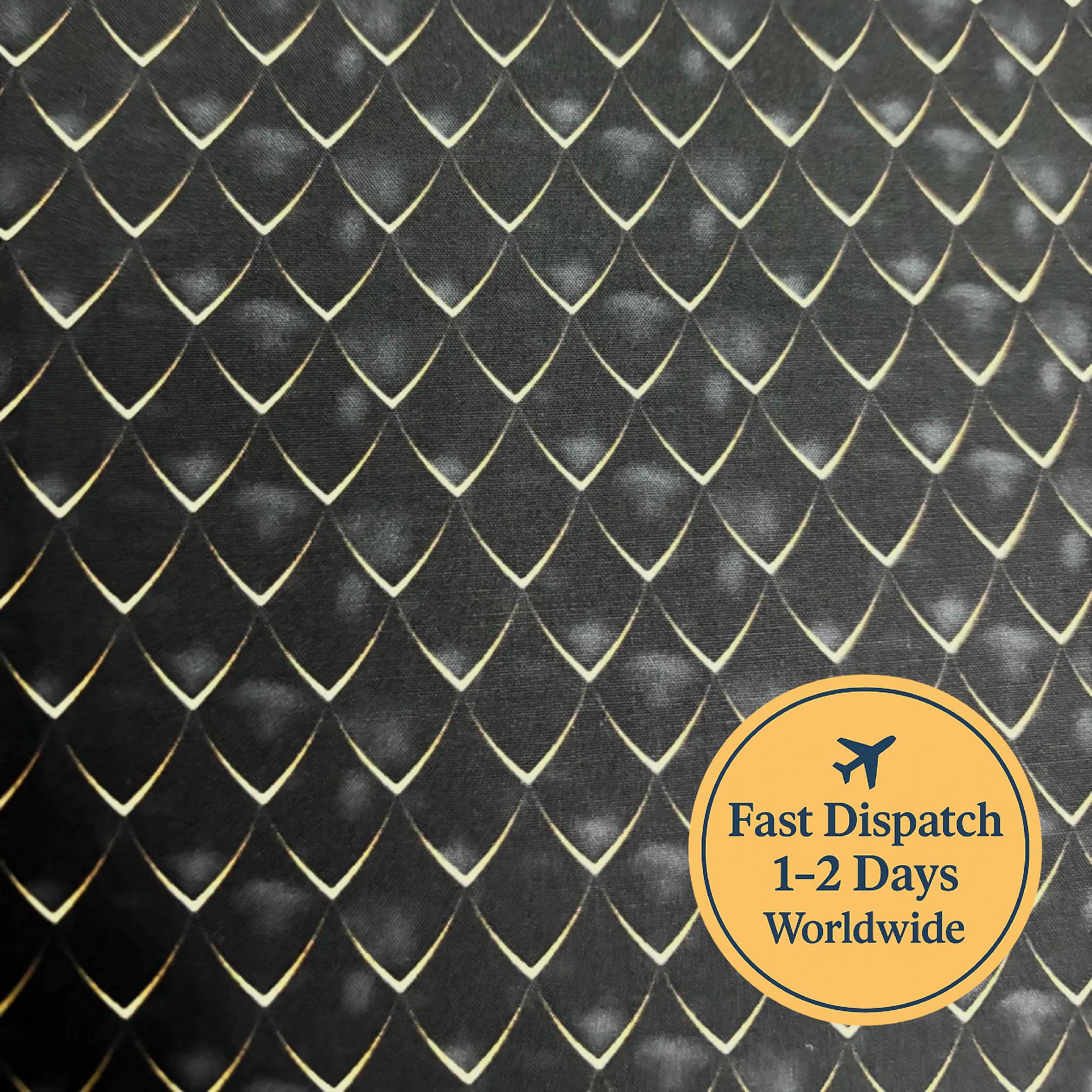 Dragon Scales Cotton Fabric