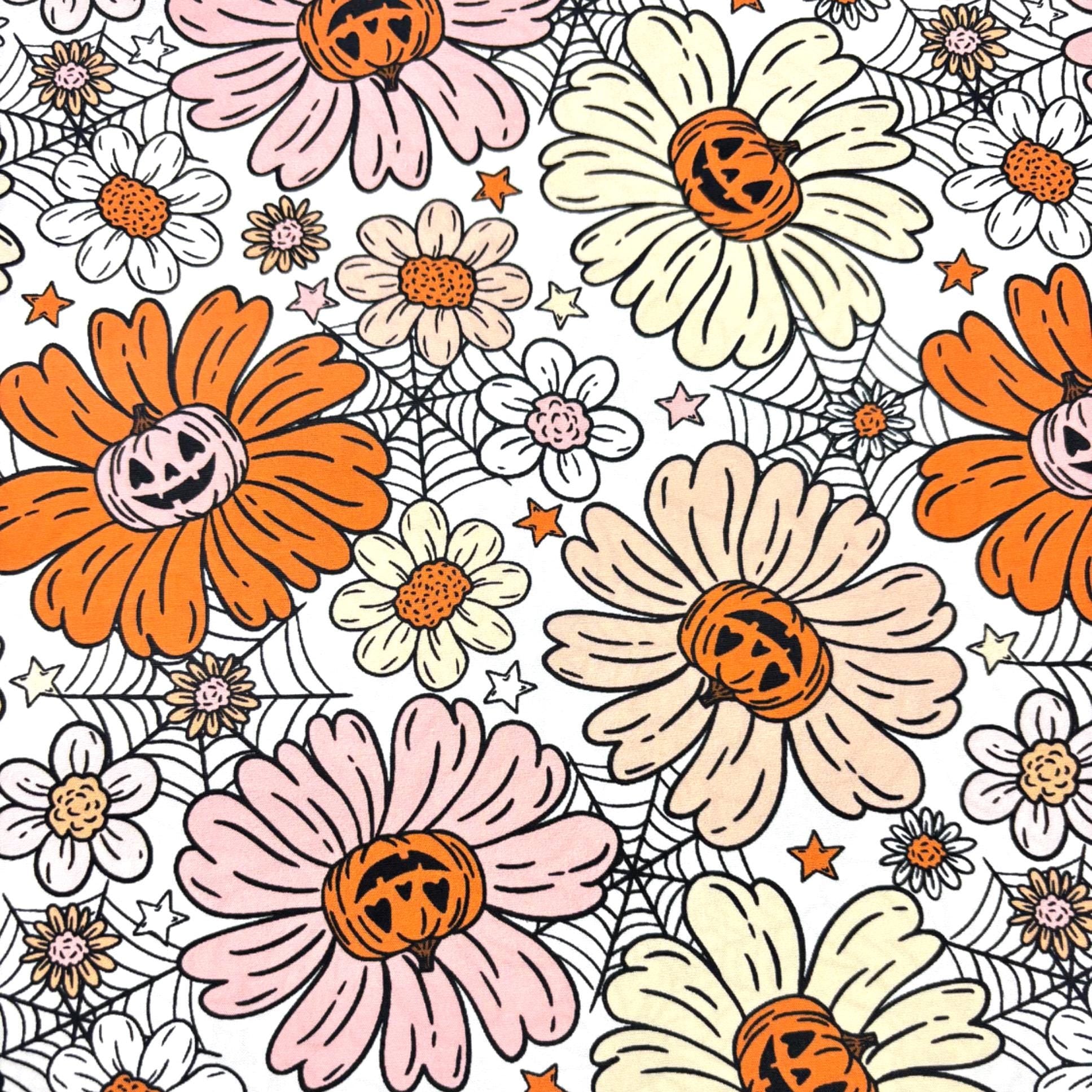 Jack O Lantern Cotton Fabric