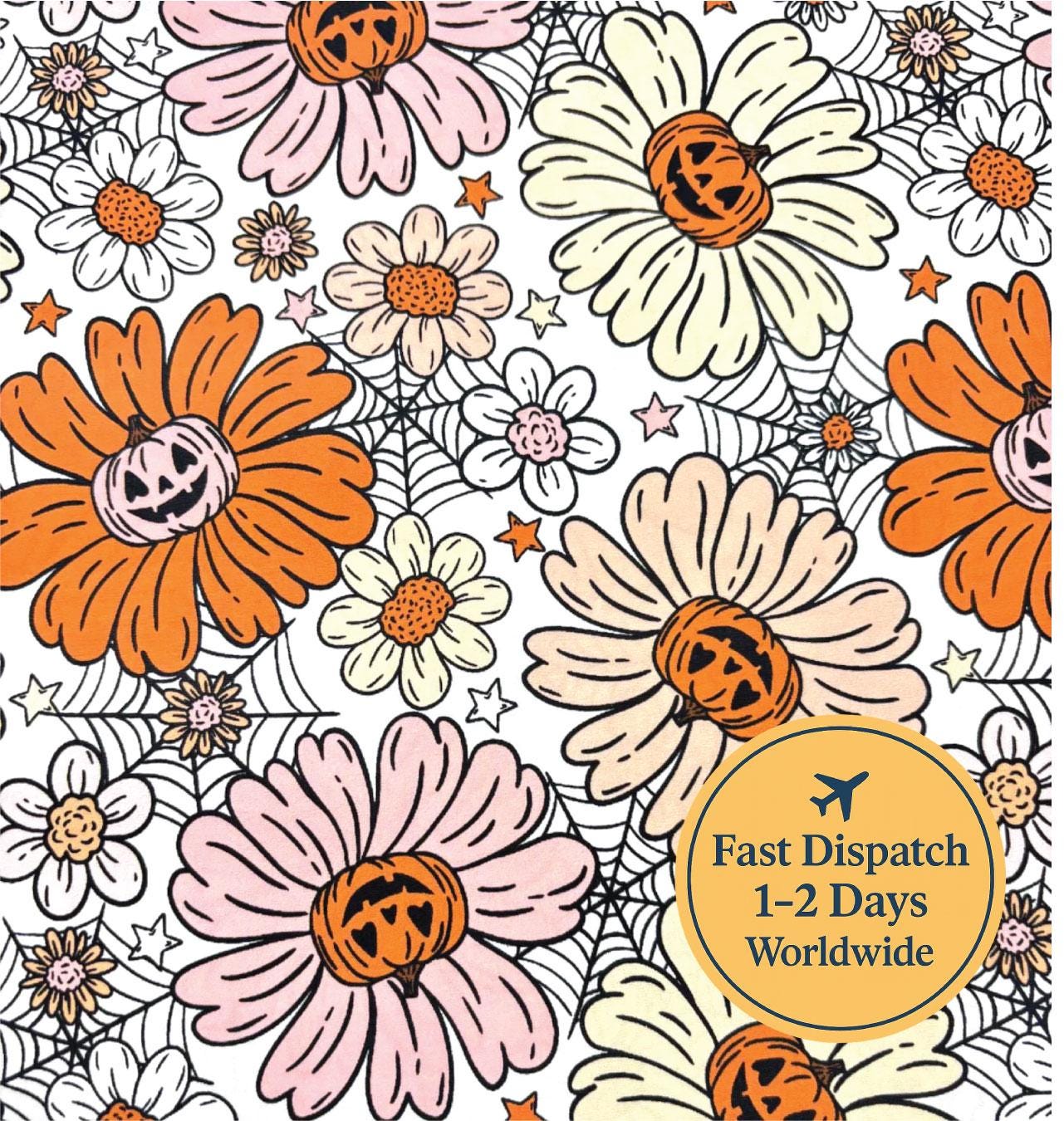 Jack O Lantern Cotton Fabric