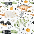 Halloween Dinosaur Cotton Fabric