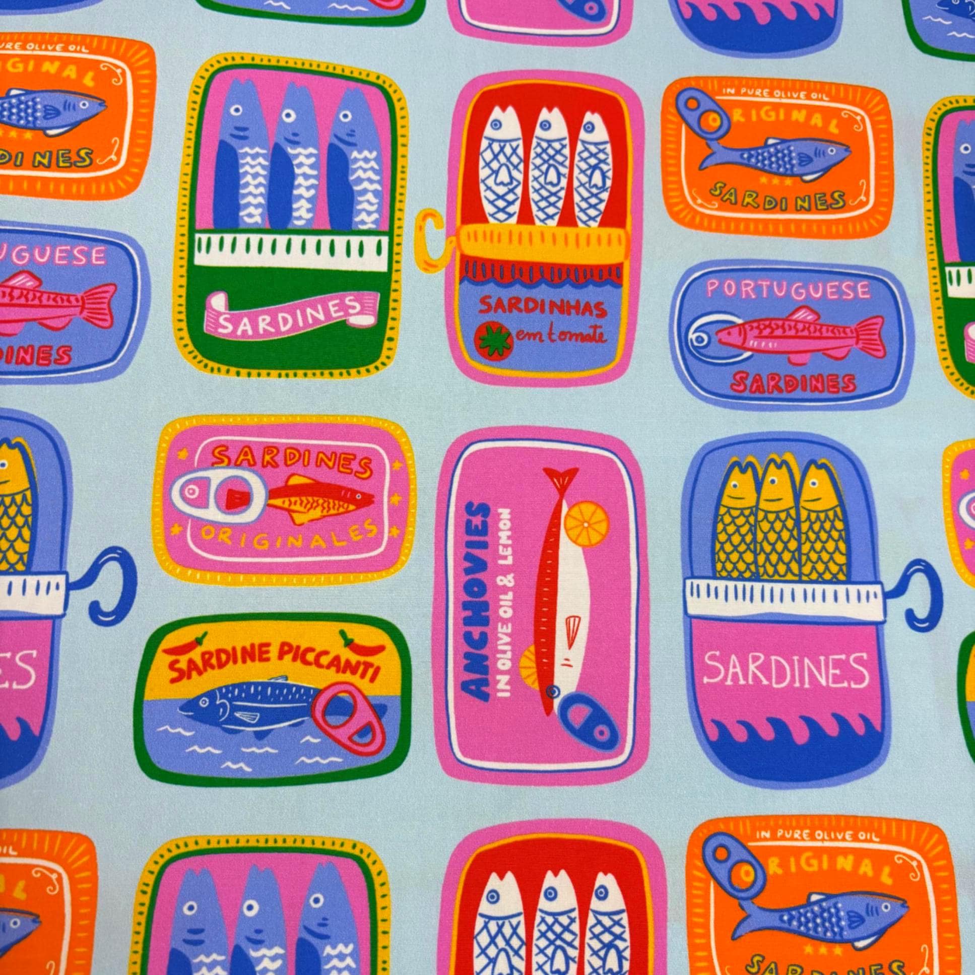 Sardines Cotton Fabric