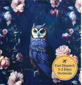 Gothic Owl Cotton Fabric