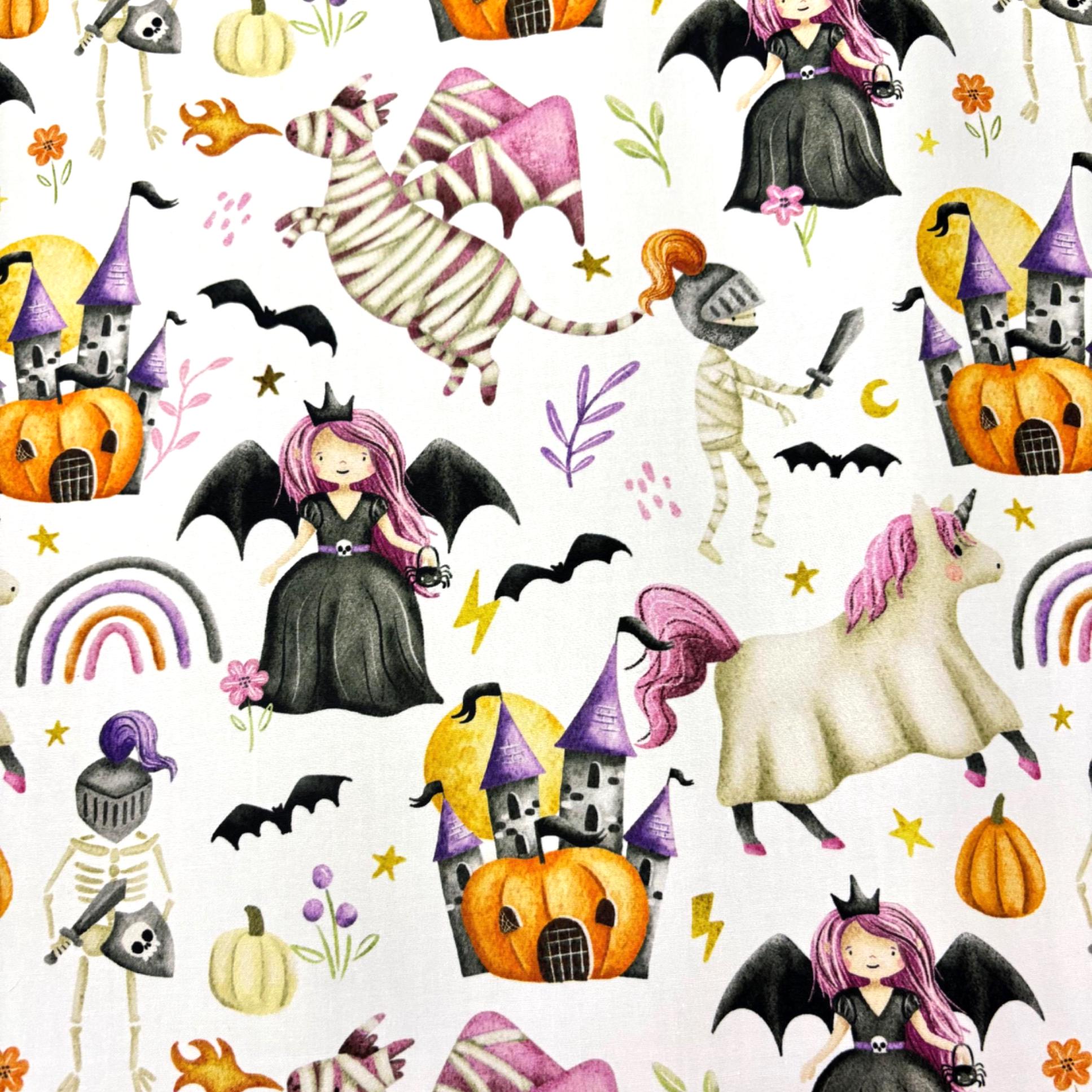 Halloween Bows Cotton Fabric