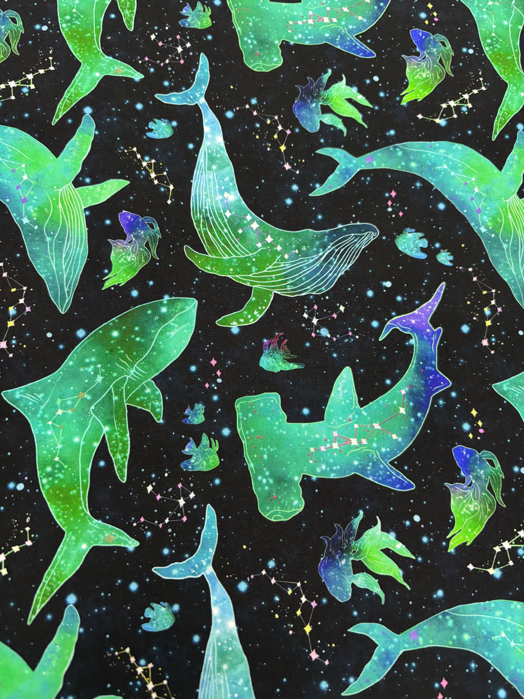 Galaxy Ocean Cotton Fabric
