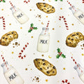 Christmas Milk and Cookies Cotton Fabric