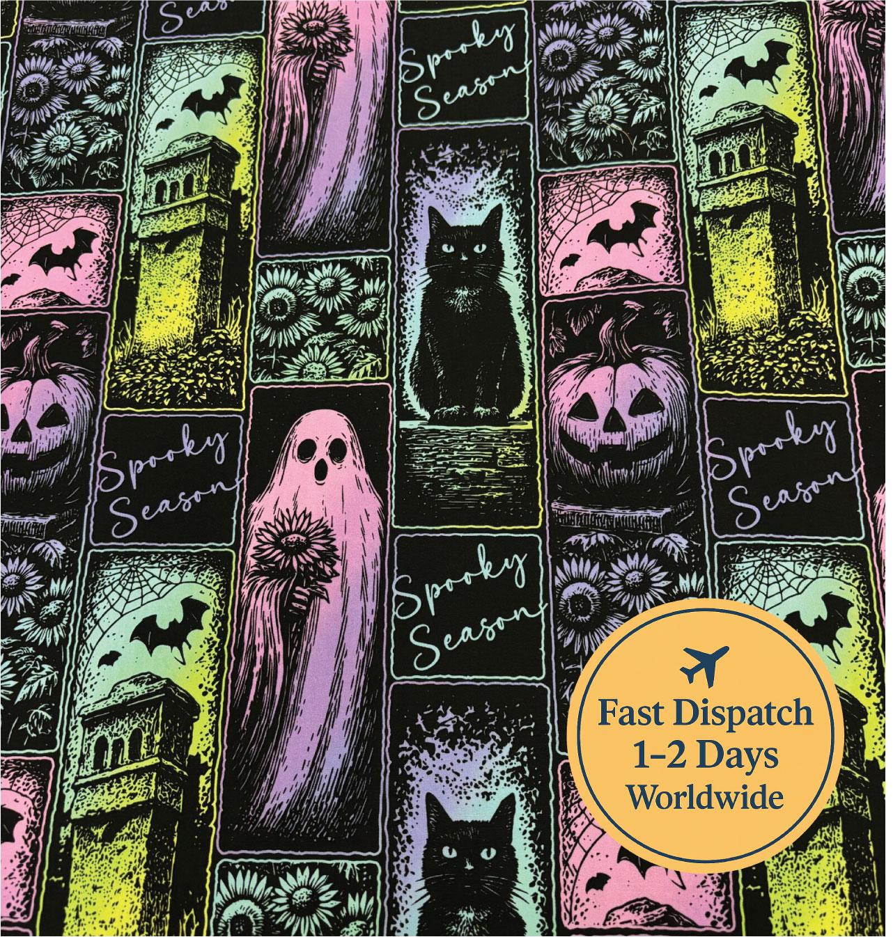 Spooky Season Cotton Fabric