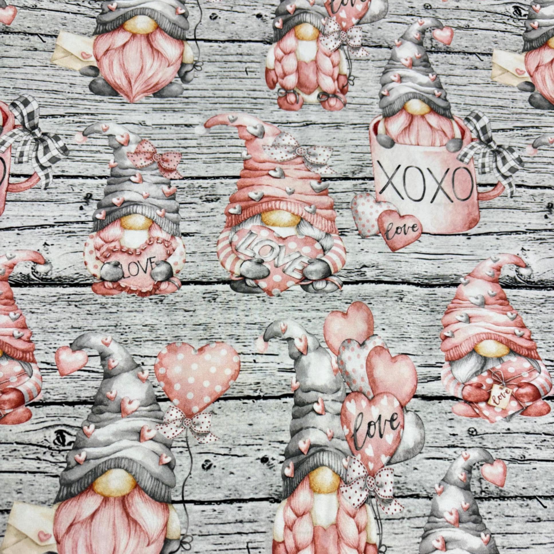 Gnome Grey Cotton Fabric