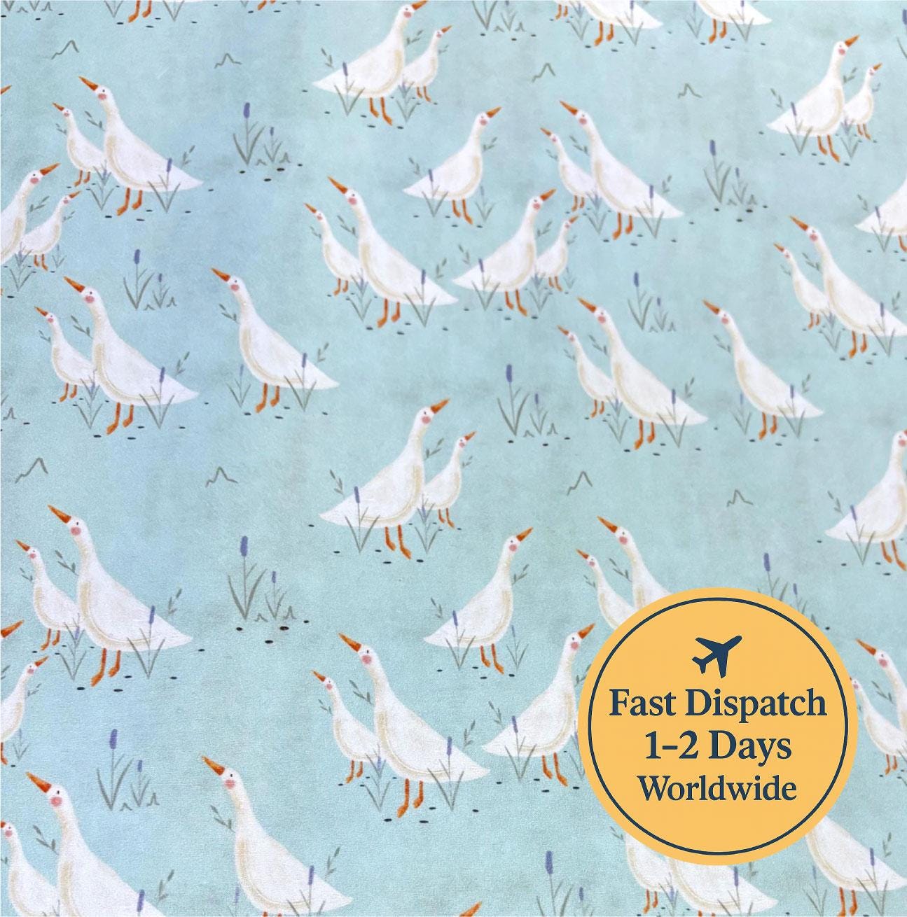Little Goose Cotton Fabric