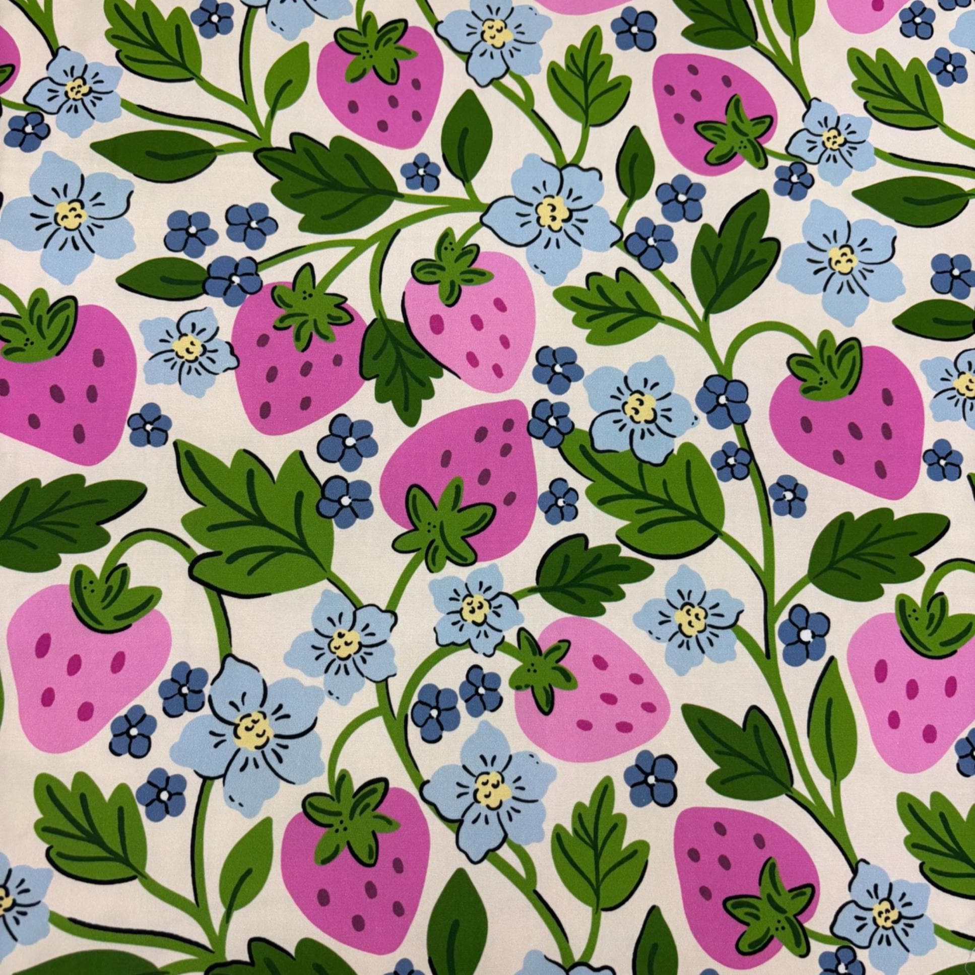 Strawberry Cotton Fabric