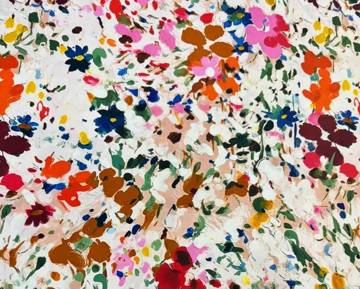 Gouache Floral Cotton Fabric