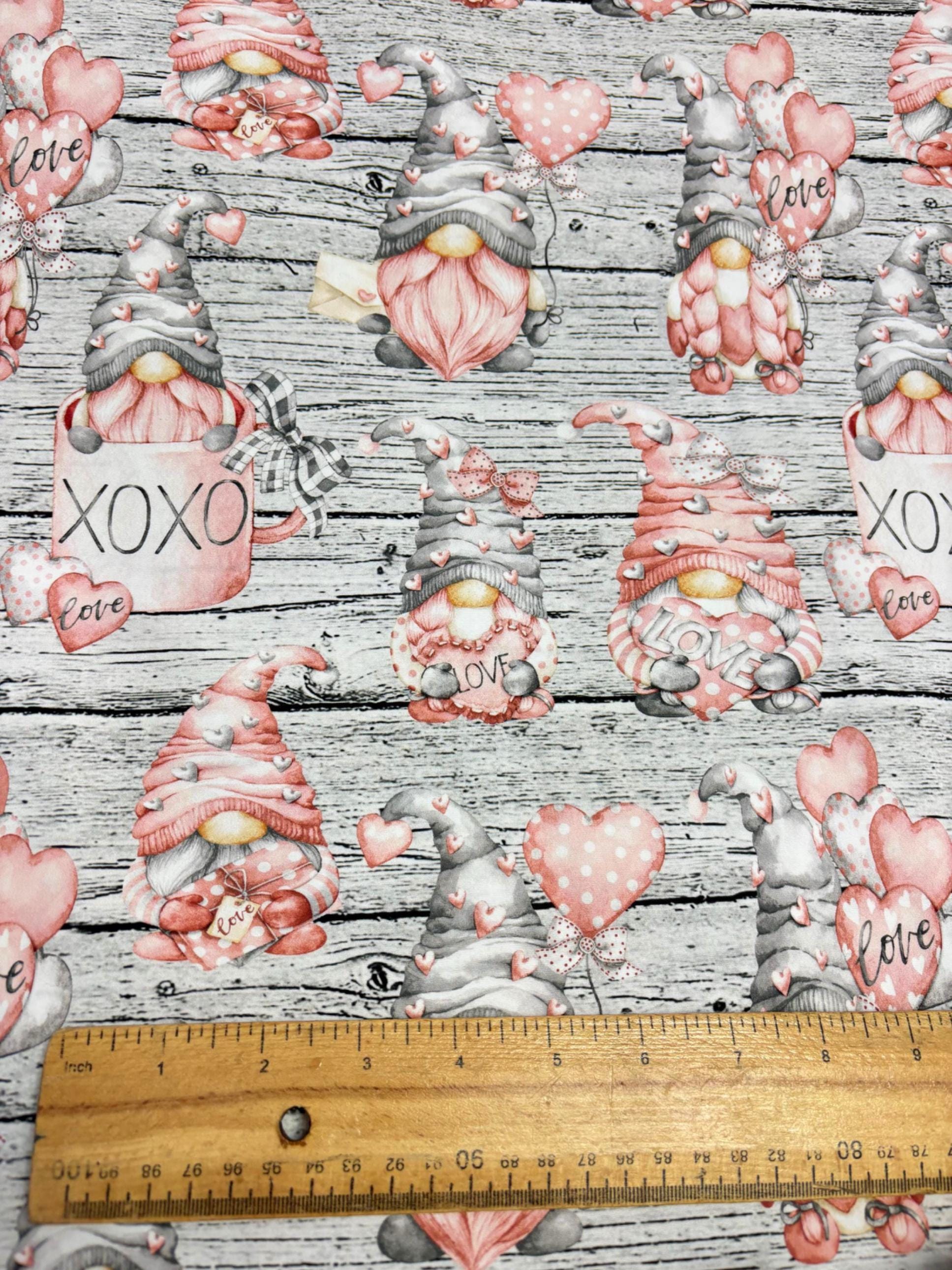 Gnome Grey Cotton Fabric
