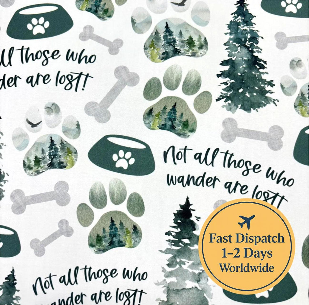 Dog Cotton Fabric