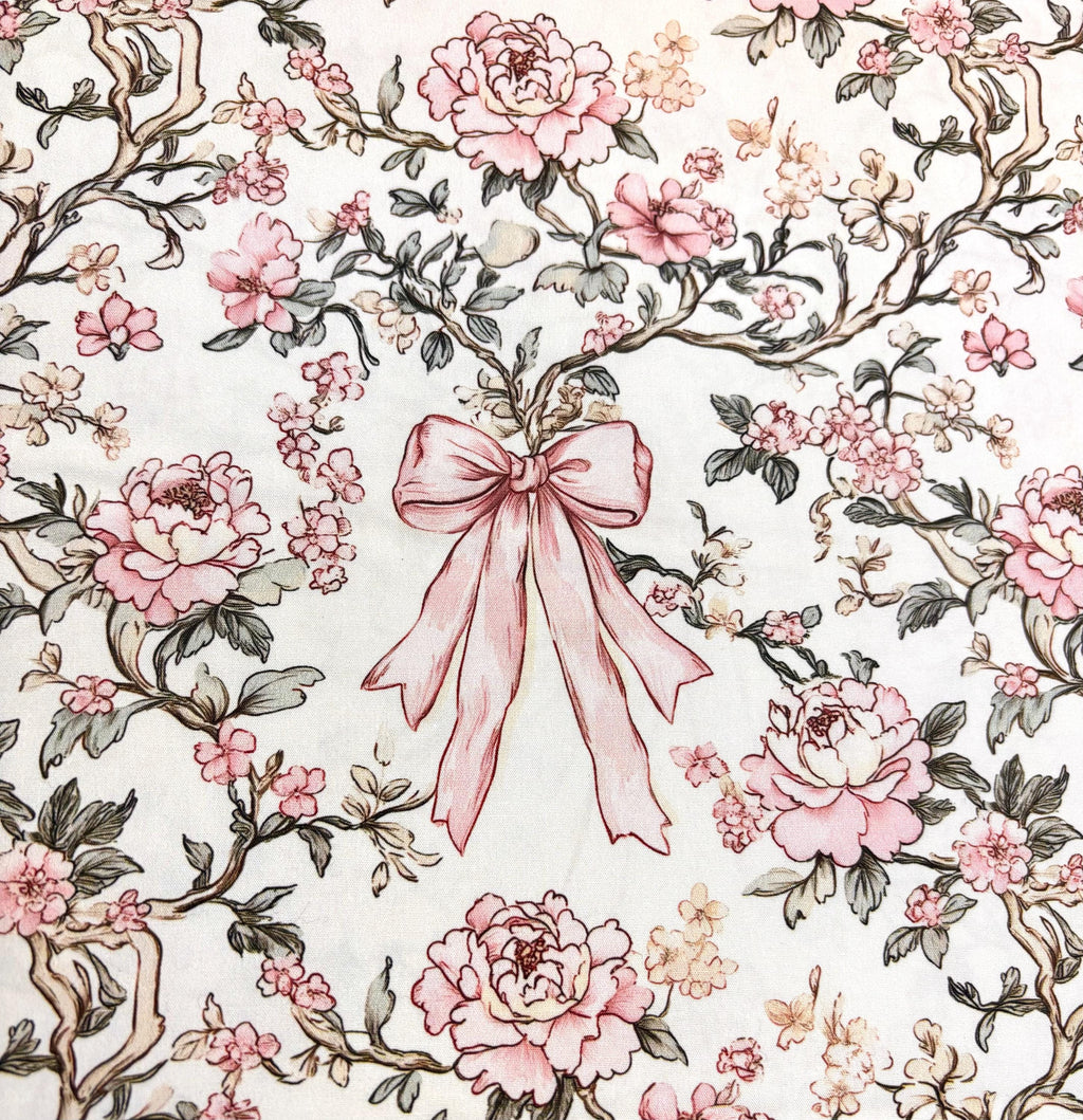 Vintage Bows Cotton fabric