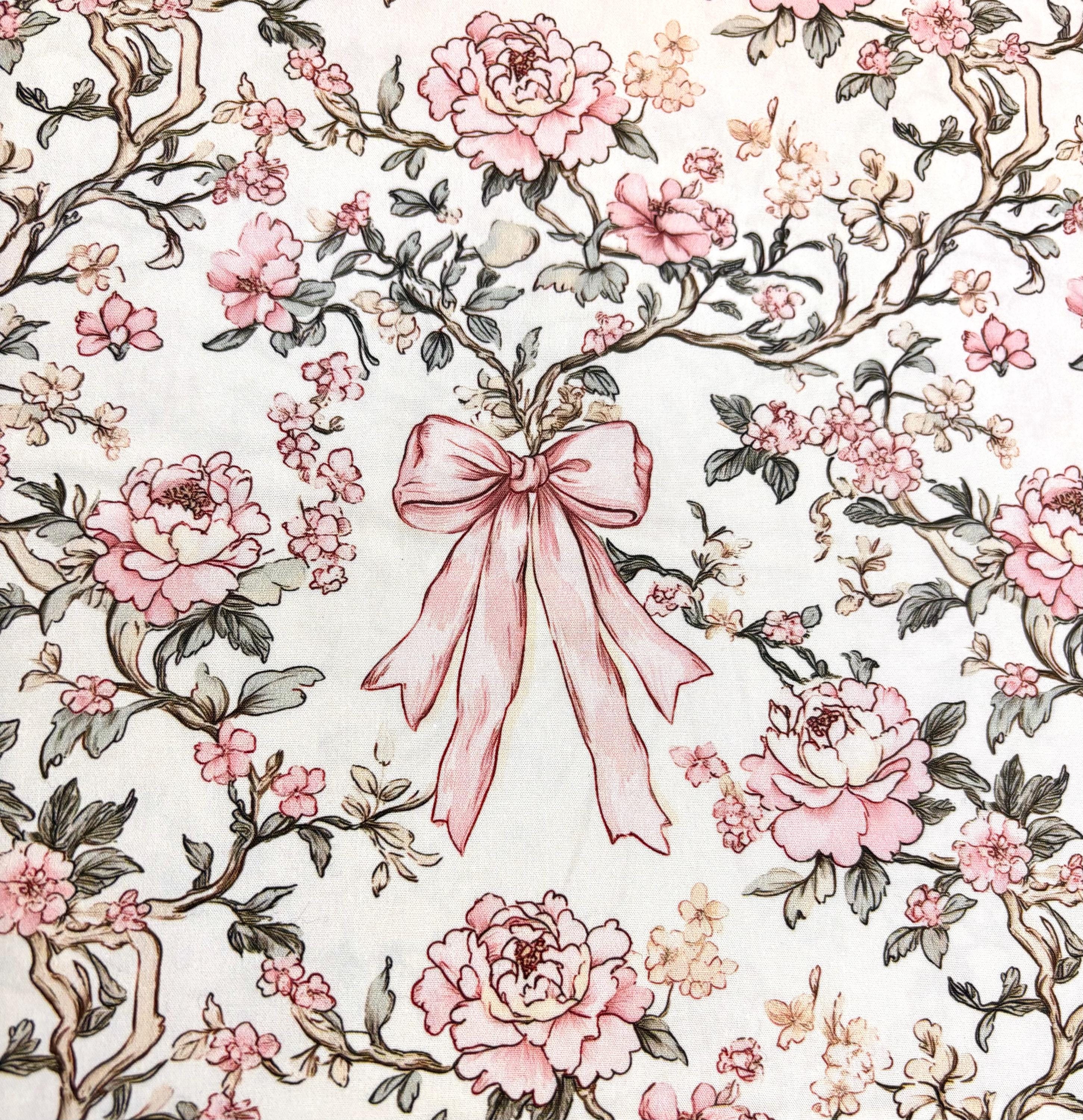Vintage Bows Cotton fabric