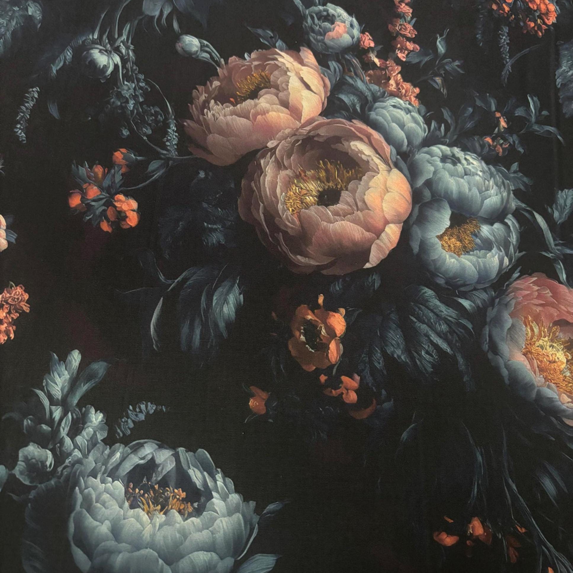 Dark Gothic Cotton Fabric